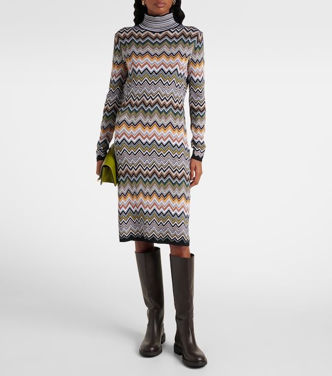 Missoni Zigzag midi dress