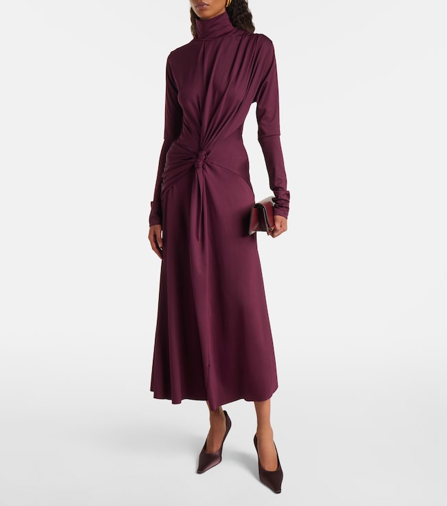 Victoria Beckham Jersey midi dress