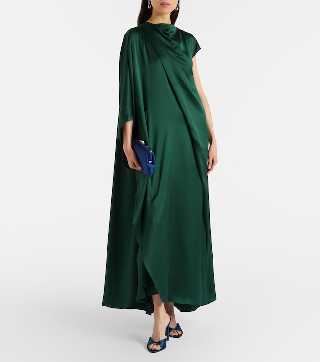 Hiba silk satin maxi dress