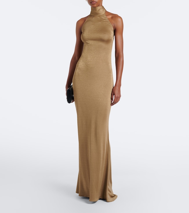Ralph Lauren Collection Kelsie halterneck gown
