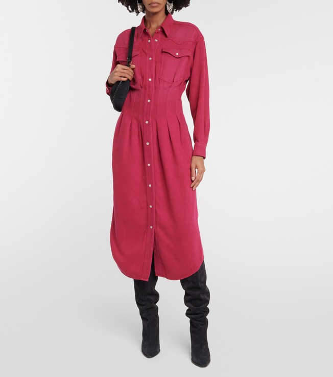 Marant Étoile Tomia tencel midi dress