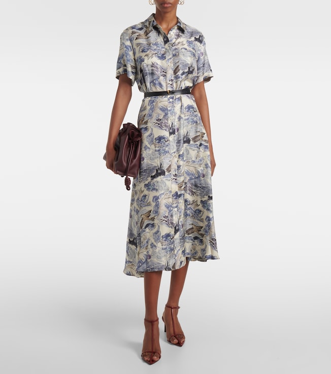 Altuzarra Kiera silk shirt dress