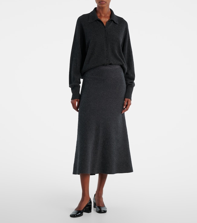 The Row Lian cotton midi skirt