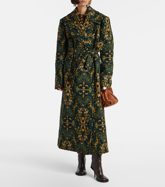 Dries Van Noten Rafaella printed coat