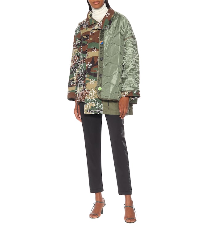 Monse Printed cotton-blend jacket