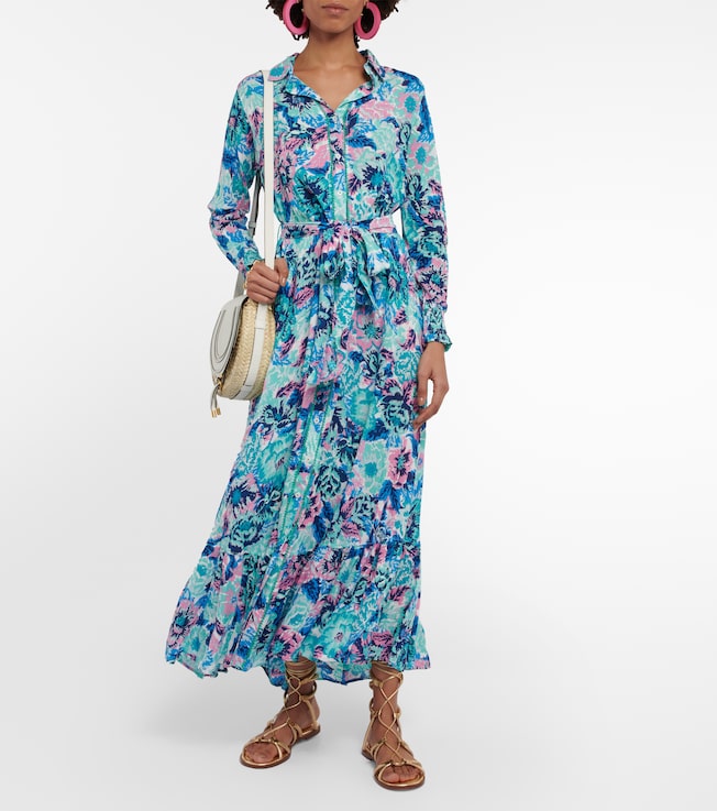 Poupette St Barth Kimi printed maxi dress