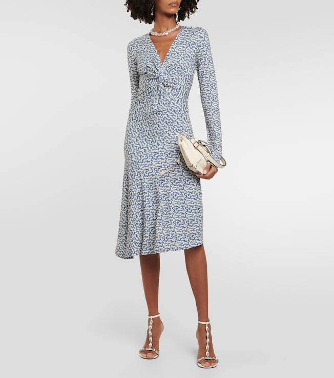 Marant Étoile Lania printed jersey midi dress