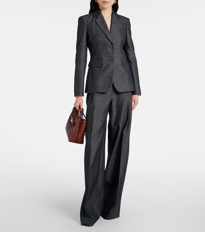 Altuzarra Jess cotton and silk wide-leg pants