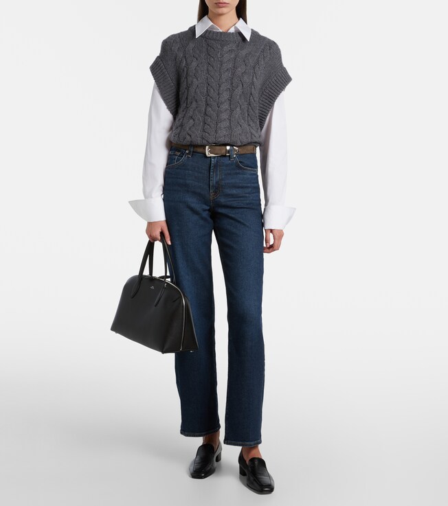 7 For All Mankind Stovepipe Straight mid-rise straight jeans