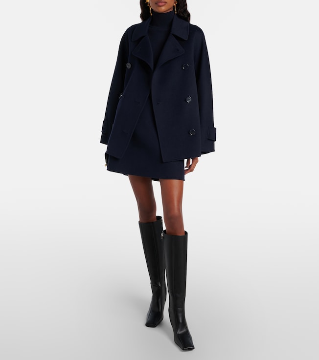 S Max Mara Louise belted double-breasted virgin wool jacket