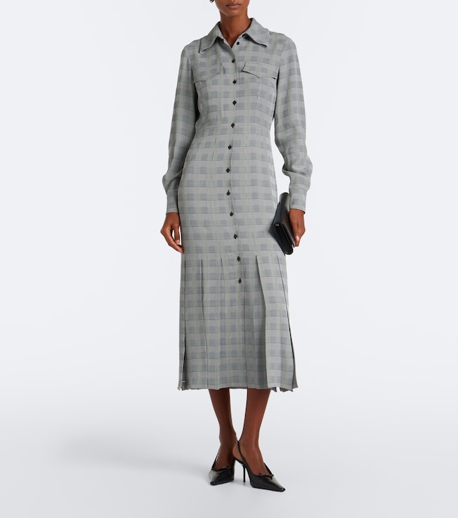 Emilia Wickstead Caliste checked shirtdress