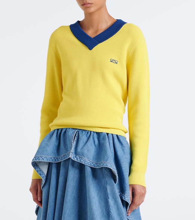 Loewe Double L cotton and wool sweater