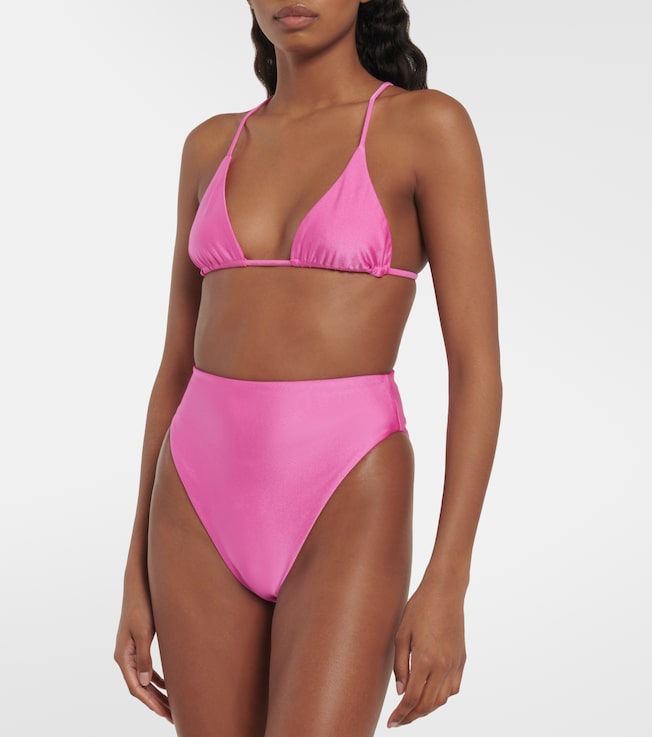 Jade Swim Incline high-rise bikini bottoms