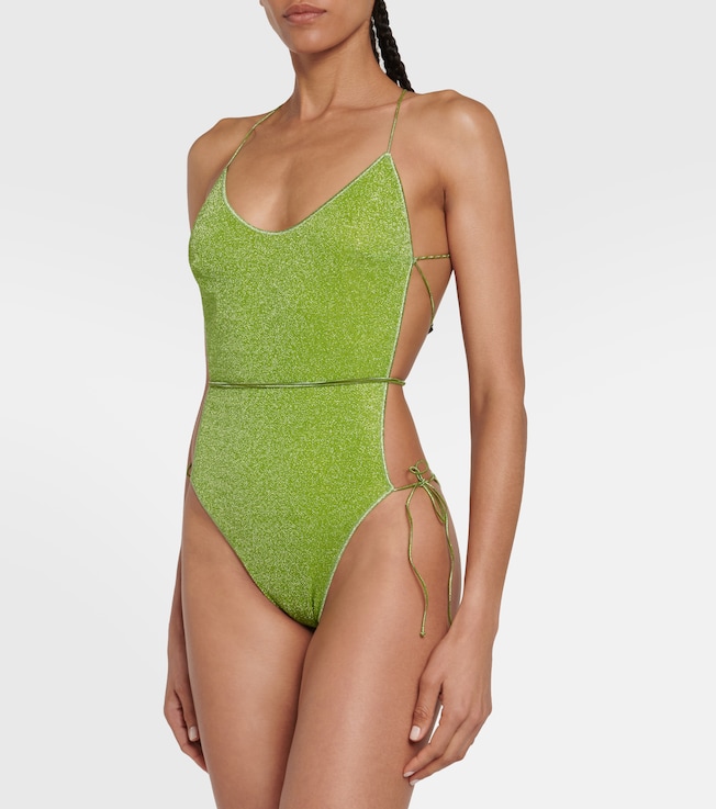 Oséree Lumière self-tie swimsuit