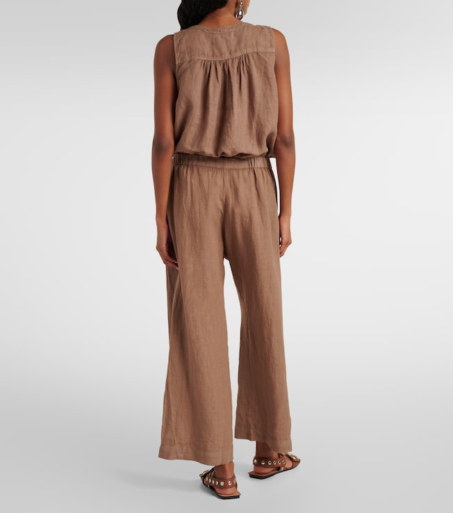  Velvet Lola linen wide-leg pants
