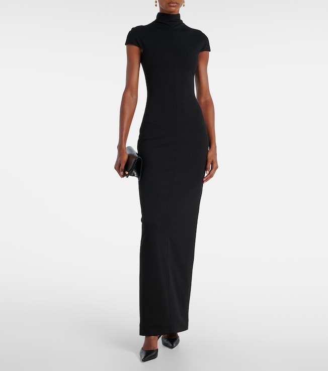 Solace London Lang crêpe maxi dress