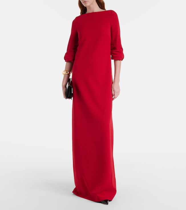Safiyaa Danica crêpe gown