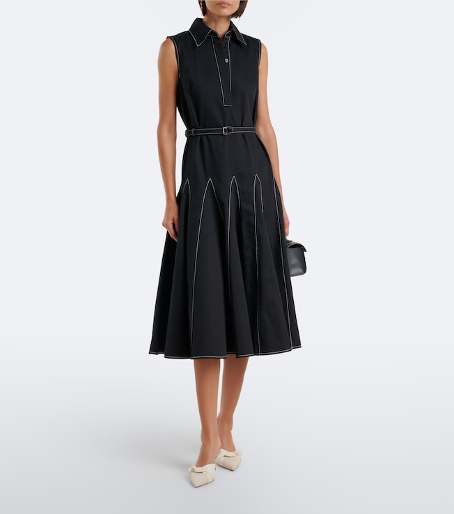 Emilia Wickstead Monique cotton poplin midi dress