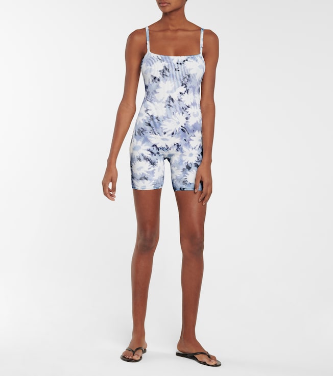 SIR. Freya floral jersey playsuit