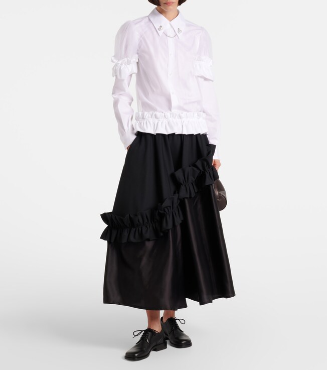 Noir Kei Ninomiya Sheer tulle top