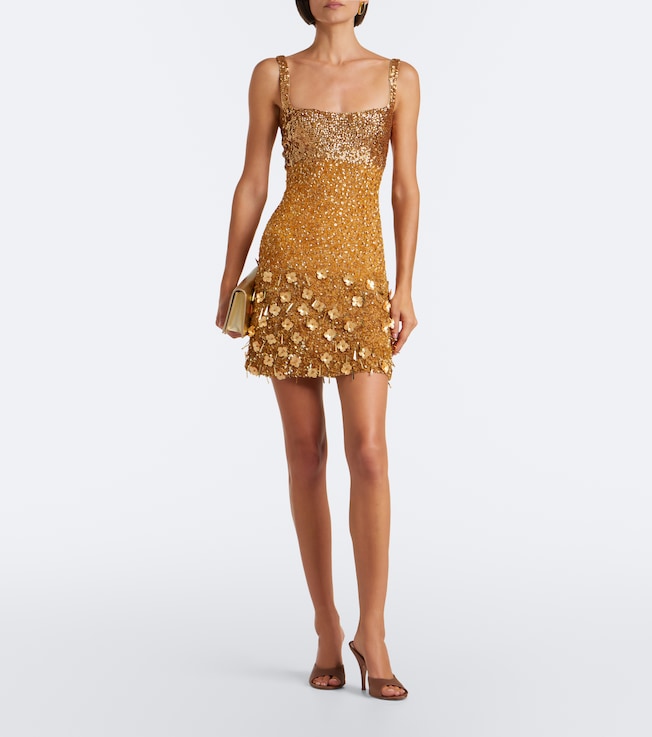 LA FUORI Maris sequined minidress