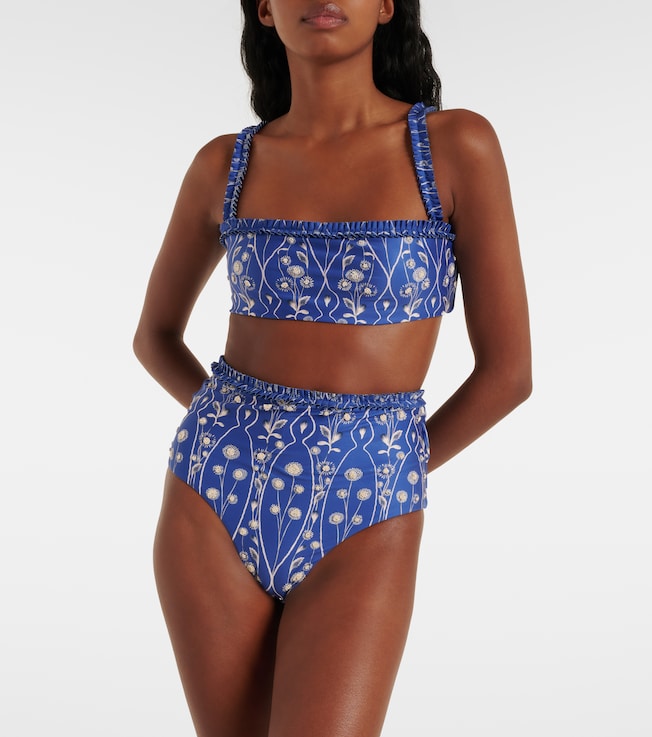 Agua by Agua Bendita Olmo printed bikini top