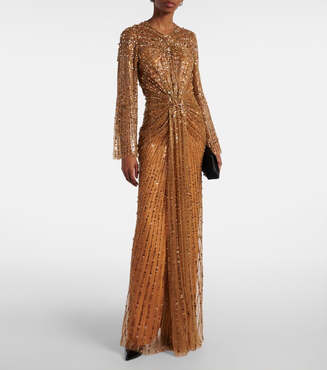 Jenny Packham Anja embellished gown