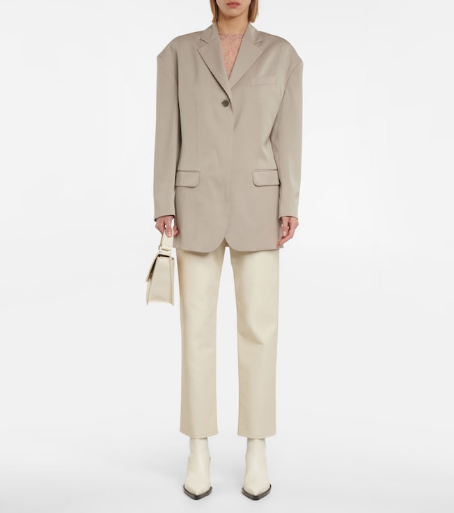 Acne Studios Oversized twill blazer