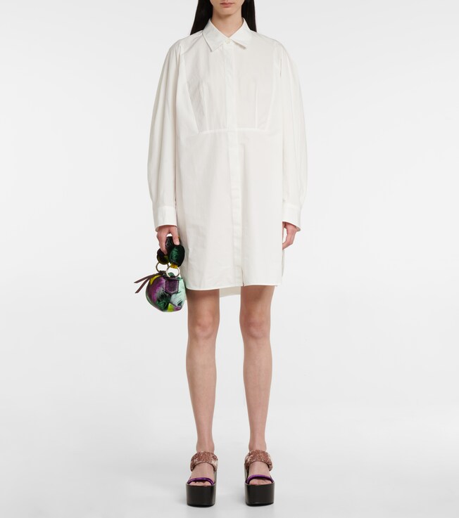 Dries Van Noten Taffeta shirt dress