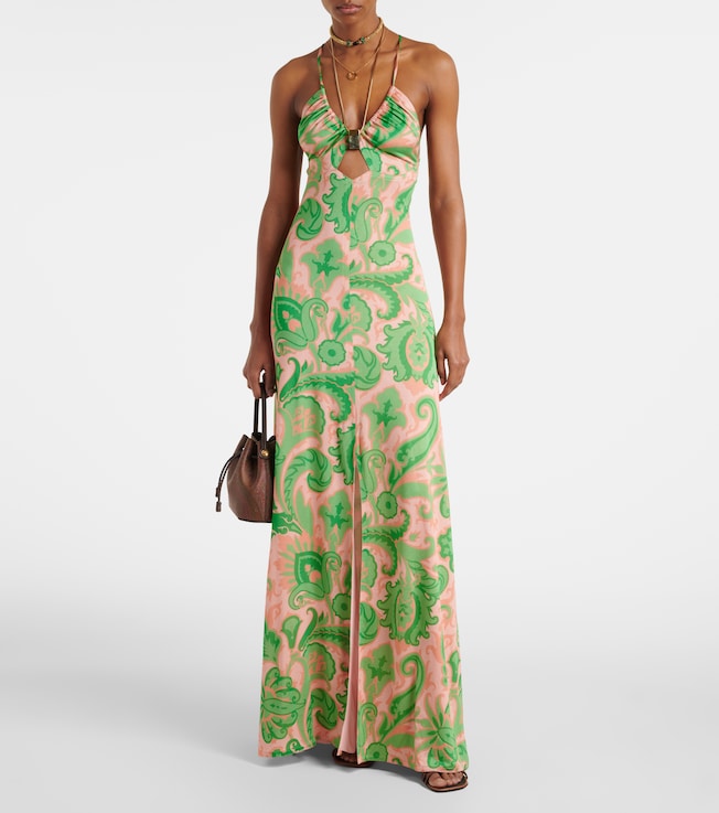 Etro Halterneck maxi dress