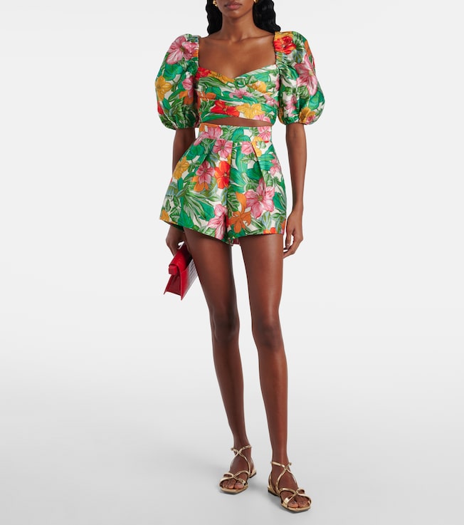 Alémais Amelia printed top