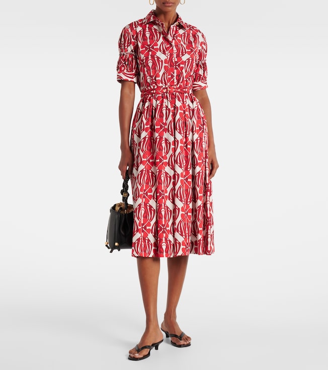 La DoubleJ Libertine printed cotton shirt dress