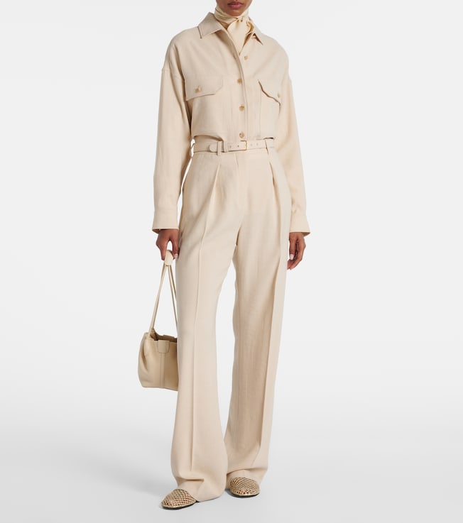 Loro Piana Linen and wool shirt