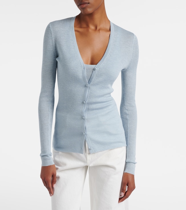 Gabriela Hearst Aiste cashmere, silk, and hemp cardigan