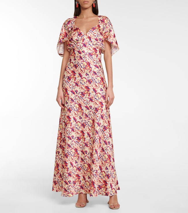 Rabanne Floral maxi dress