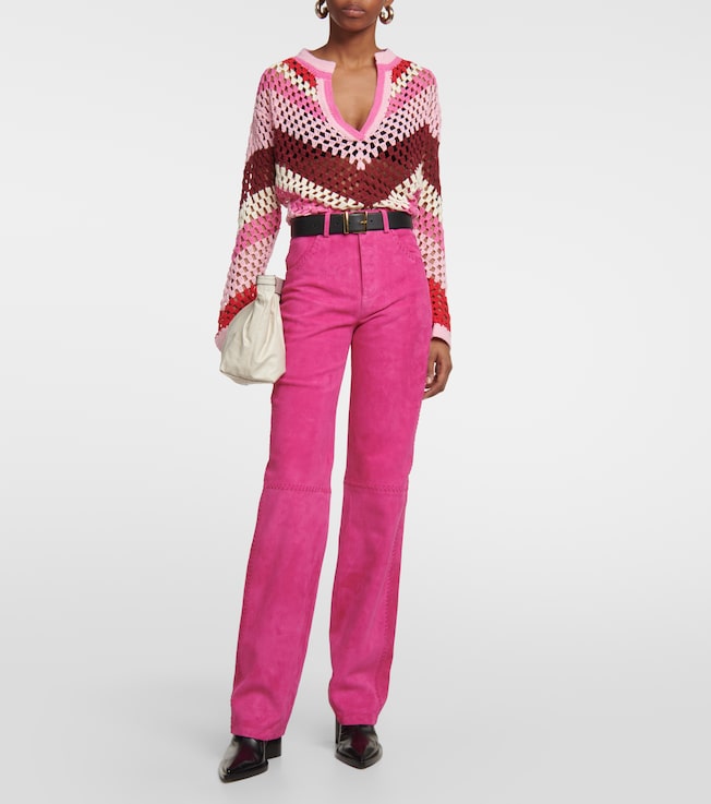 Dodo Bar Or Kasia suede pants