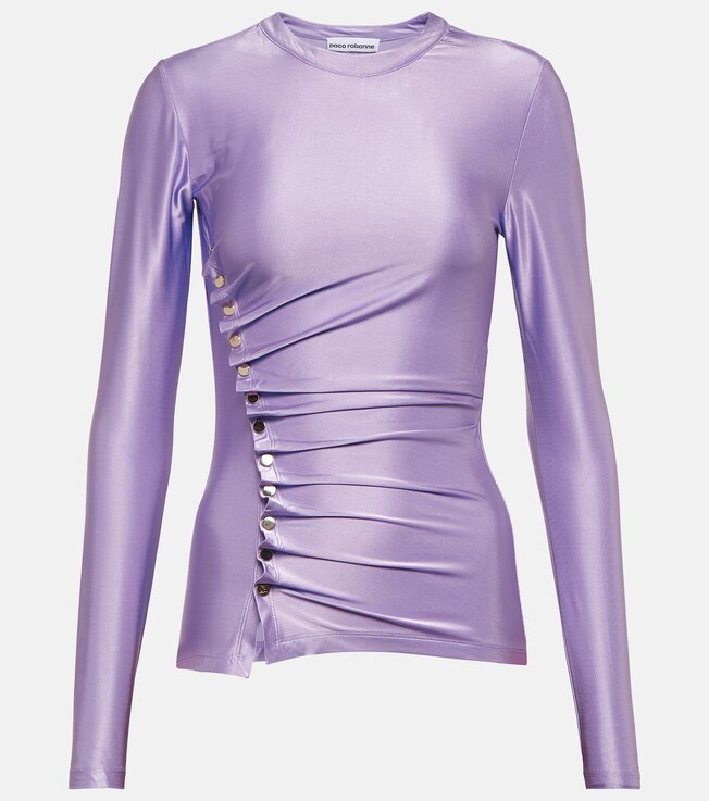 Top aus Satin | Rabanne