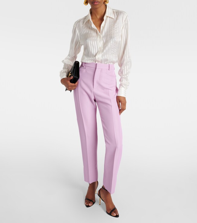 Tom Ford Wool-blend slim pants