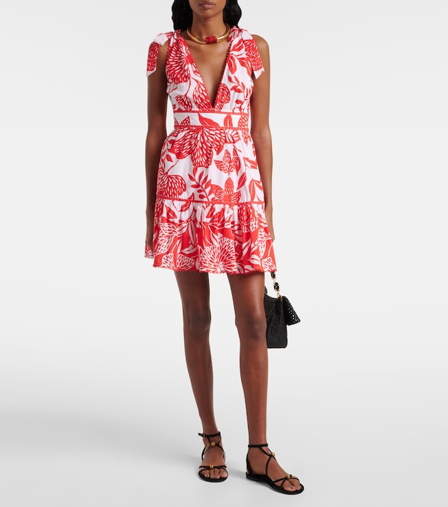 Poupette St Barth Cara cotton minidress