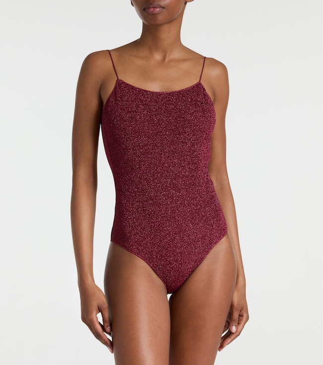 Oséree Lumière open-back swimsuit