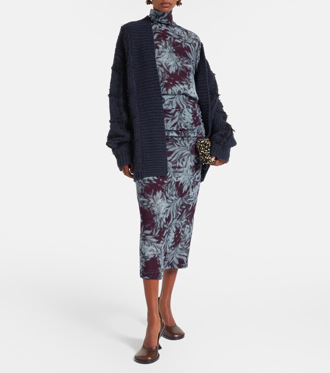 Dries Van Noten Checked wool cardigan