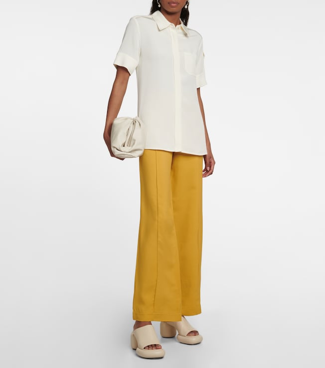 Taller Marmo Wide-leg satin pants