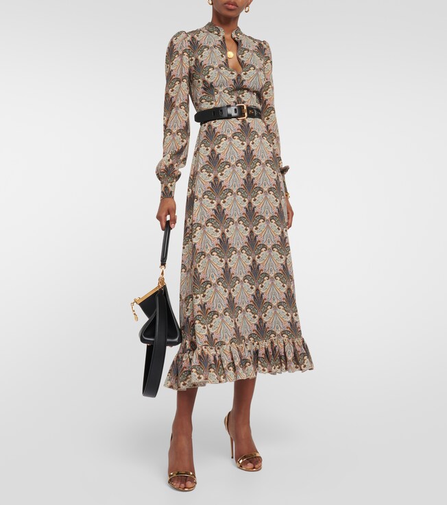 Etro Paisley midi dress
