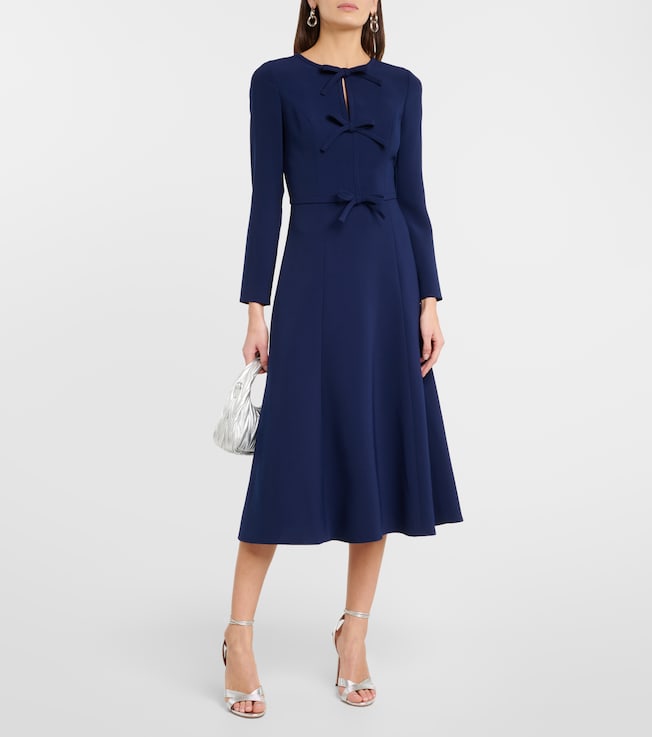 Carolina Herrera Bow-detail midi dress