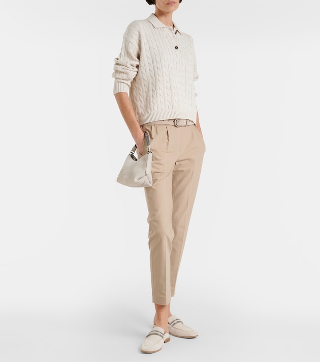 Brunello Cucinelli Cotton-blend twill chinos