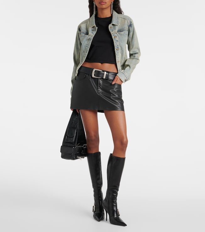 RE/DONE Cotton jersey crop top