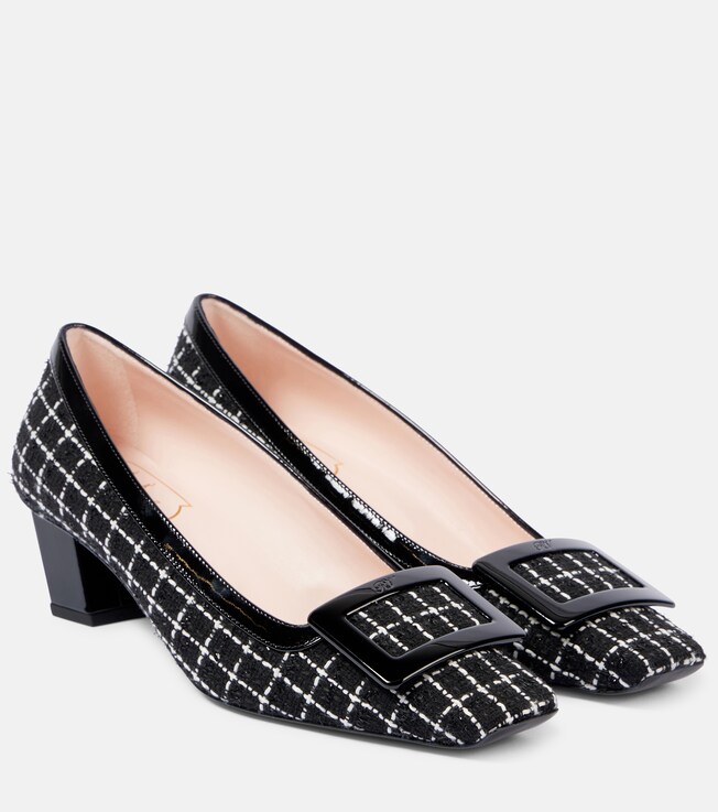 ROGER VIVIER Belle Vivier 45 bouclé pumps