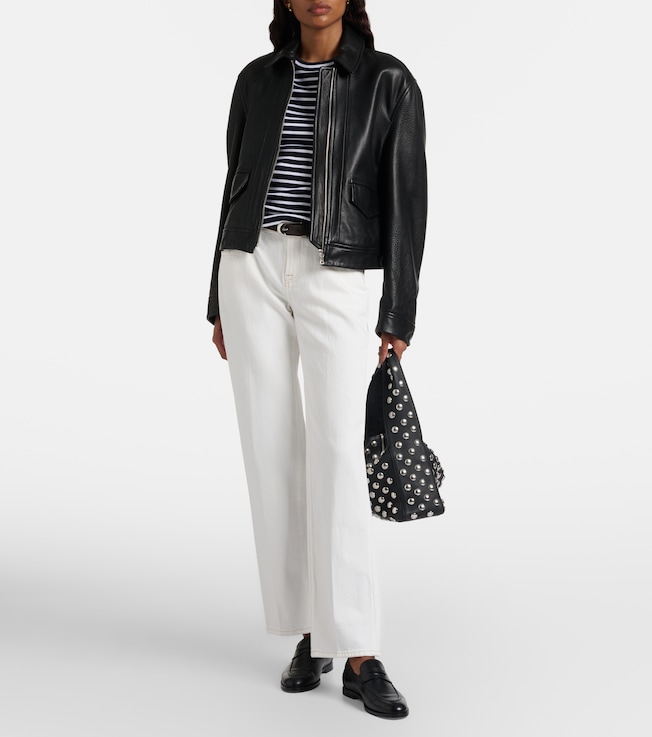 7 For All Mankind High-rise straight jeans