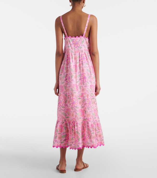  Juliet Dunn Floral printed cotton maxi dress