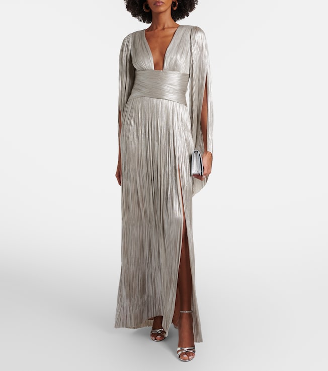 Maria Lucia Hohan Alana pleated silk tulle gown